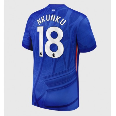 Fotbalové Dres Chelsea Christopher Nkunku #18 Domácí 2025-26 Krátký Rukáv Fotbalové Dres Chelsea Christopher Nkunku #18 Domácí 2025-26 Krátký Rukáv